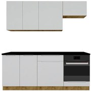 Komplet mebli kuchennych dąb artisan + szary Z6-F54