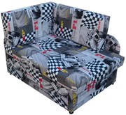 Rozkładany tapczan z motywem wyścigówki A1-B73