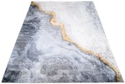 Szary dywan w marmurowy wzór glamour G7-C07