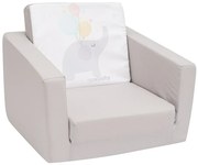 New Baby Rozkładane krzesełko dla dzieci Elephant,szare