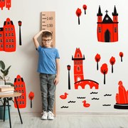 Naklejki na ścianę - Praga I.