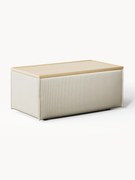 Puf ze sztruksu z miejscem do przechowywania Lennon