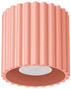 Sollux SL.1824 - Oprawa punktowa AURA 1xGU10/10W/230V 10 cm różowa