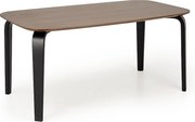 Stół PEDRO 160x90 orzech/czarny