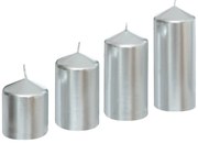 Zestaw 4 świec w różnych rozmiarach, Ø 5 cm