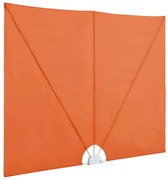 Pomarańczowy parawan ogrodowy D6-H18