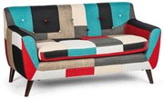 Sofa patchworkowa GRAND, 2 siedziska