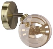 Kinkiet w kolorze brązu ø 10 cm Rodia – Candellux Lighting