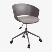 Krzesło Biurowe Na Kółkach Morgana Gris Antracita - Sklum