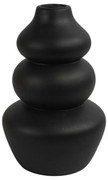 Czarny wazon ceramiczny CAIRN 22 cm