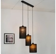 Brilagi - Lampa sufitowa TUBES 3xE27/15W/230V czarna