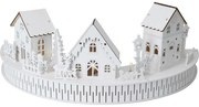 LED Zimowe miasteczko, 10x LED, 40 cm, 2x AA