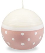 Biało-różowa świeczka Unipar Sweetness, 22 h