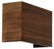 Inteligentna lampa ścienna z drewna orzechowego 24 cm w tym Wi-Fi G9 - Otan