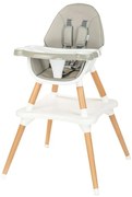 Nowe krzesło dziecięce Grace 3w1 szare, 61 x 101 x61 cm