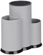 Stojak na noże, plastikowy, 12,5 x 23 x 22 cm