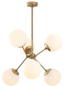 Żyrandol na drążku GONDOL 6xE27/40W/230V