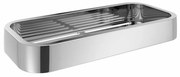 GEDY 3218 Półka prysznicowa Smart, 24,1 x 3 x 11,1cm, srebrna