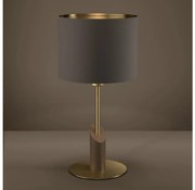 Eglo 390337 - Lampa stołowa SANTANDRIA 1xE27/40W/230V brązowa/złota