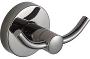 Mexen Remo podwójny haczyk na ręcznik, black chrome - 70507352-73