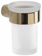 GEDY PI1087 Pirenei szklanka, szkło mleczne/złoty