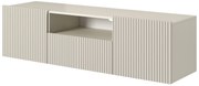 Szafka RTV wisząca Nicole z szufladą i wnęką 150 cm - kaszmir