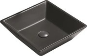 Mexen Pola umywalka nablatowa 41 x 41 cm, czarna mat - 22224185