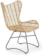 Rattanowy fotel ażurowy uszak H1-L38