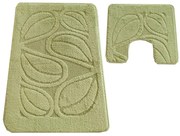 Zielony zestaw łazienkowych chodniczków Z9-K76