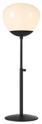 Czarna lampa stołowa Markslöjd Rise, wys. 75 cm
