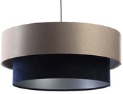 Lampa wisząca z satynowo-welurowym abażurem - S426 G4-M47