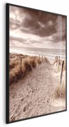 Plakat Odległa wydma 21x30 cm z ramą czarną bez marginesu ARTGEIST B