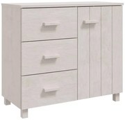 Biała drewniana komoda w stylu rustykalnym C6-D08