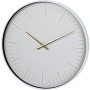 Zegar ścienny nowoczesny, złote wskazówki, Ø 50,7 cm