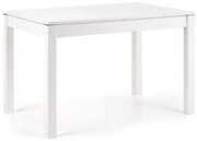 Stół MAURYCY 118(158)x75 biały rozkładany HALMAR