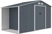 Domek ogrodowy LUKE B, 202 x 342 x 191 cm, metal