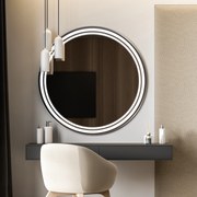 Lustro LED w ramie do łazienki C5