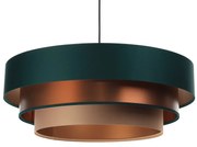 Lampa wisząca TRIO MIX zielona/miedziana/beżowa BPS KONCEPT