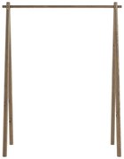 Brązowy wieszak na ubrania z drewna sosnowego Hongi – Karup Design