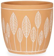 Osłonka na doniczkę z terakoty LEAVES