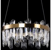 LED Żyrandol na lince LED/62W/230V śr. 50 cm złoty