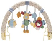 Baby Mix Zabawka do wózka Kwiaty, miś i gwiazdki, 80 cm