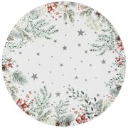 Podtalerz piankowy z motywem choinkowym, Ø 33 cm