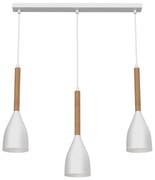 Żyrandol na lince MUZA NEW 3xE27/60W/230V biały