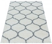 Dywan shaggy Salsa koniczyna kremowy 60 cm x 110 cm