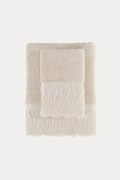 Ręcznik kąpielowy MAYA 85x150 cm Jasnobeżowy