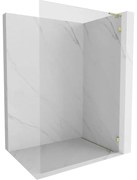 Mexen Lunar L ścianka prysznicowa Walk-in prawa 60 x 200 cm, transparent 8 mm, złota - 830L-060-000-50-00-P