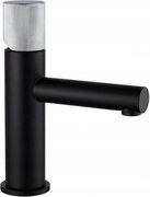 Mexen Elba One bateria umywalkowa, czarna/chrom - 74101-77