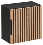 Szafka łazienkowa XILO BLACK WOTAN 83 35cm czarna/dąb COMAD