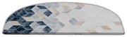 Biało-niebieskie dywaniki na schody zestaw 16 szt. 20x65 cm Boxes – Vitaus